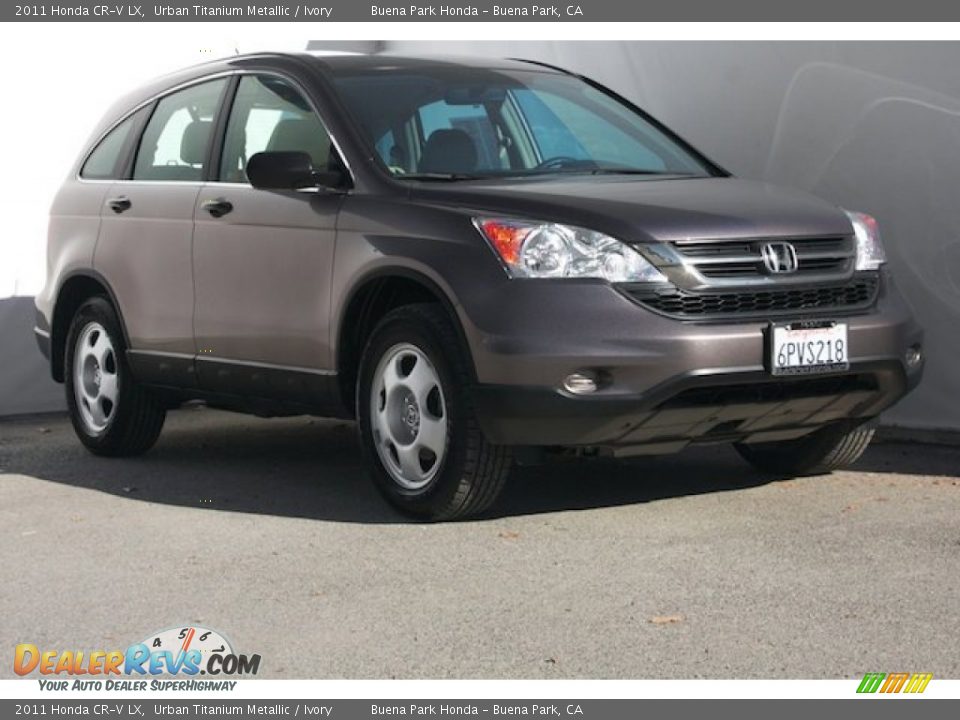 2011 Honda CR-V LX Urban Titanium Metallic / Ivory Photo #1