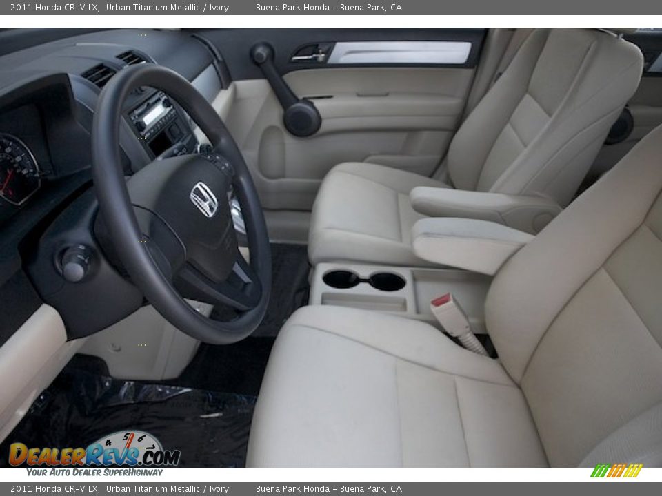 2011 Honda CR-V LX Urban Titanium Metallic / Ivory Photo #3