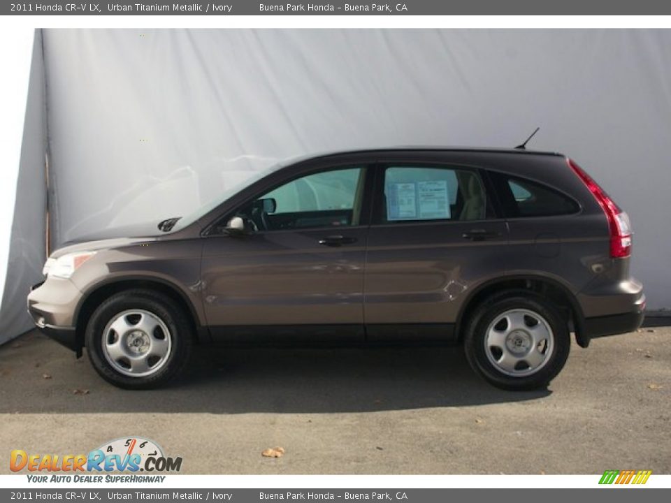 2011 Honda CR-V LX Urban Titanium Metallic / Ivory Photo #9