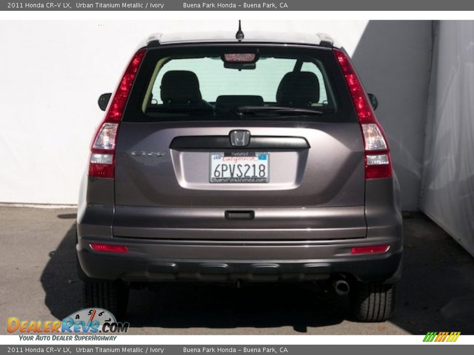 2011 Honda CR-V LX Urban Titanium Metallic / Ivory Photo #10