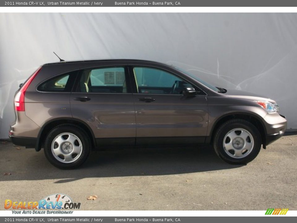 2011 Honda CR-V LX Urban Titanium Metallic / Ivory Photo #11