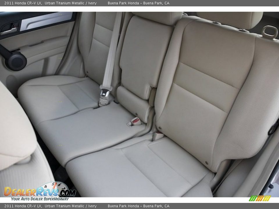 2011 Honda CR-V LX Urban Titanium Metallic / Ivory Photo #15