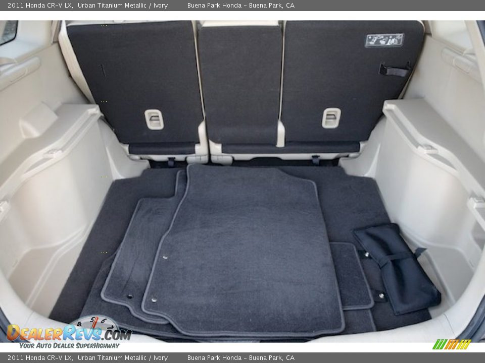 2011 Honda CR-V LX Urban Titanium Metallic / Ivory Photo #16