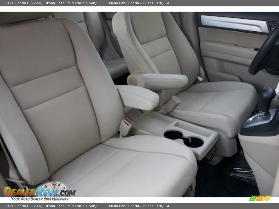 2011 Honda CR-V LX Urban Titanium Metallic / Ivory Photo #22