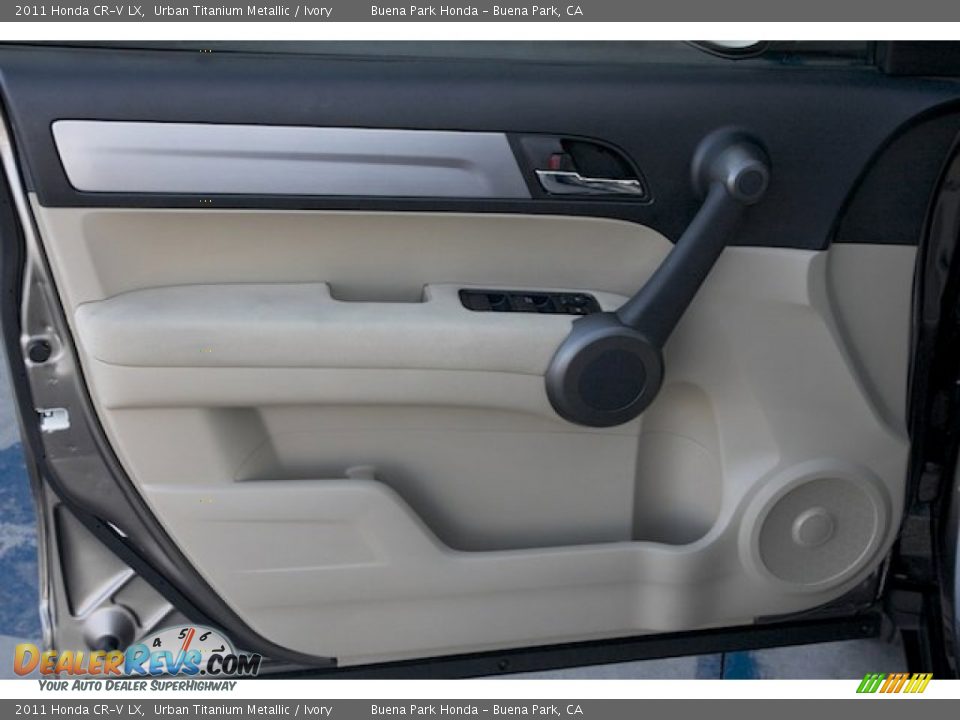 2011 Honda CR-V LX Urban Titanium Metallic / Ivory Photo #24