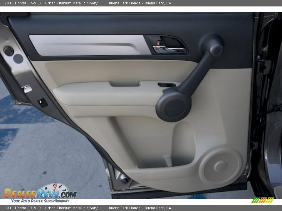 2011 Honda CR-V LX Urban Titanium Metallic / Ivory Photo #25