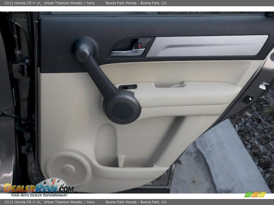 2011 Honda CR-V LX Urban Titanium Metallic / Ivory Photo #26