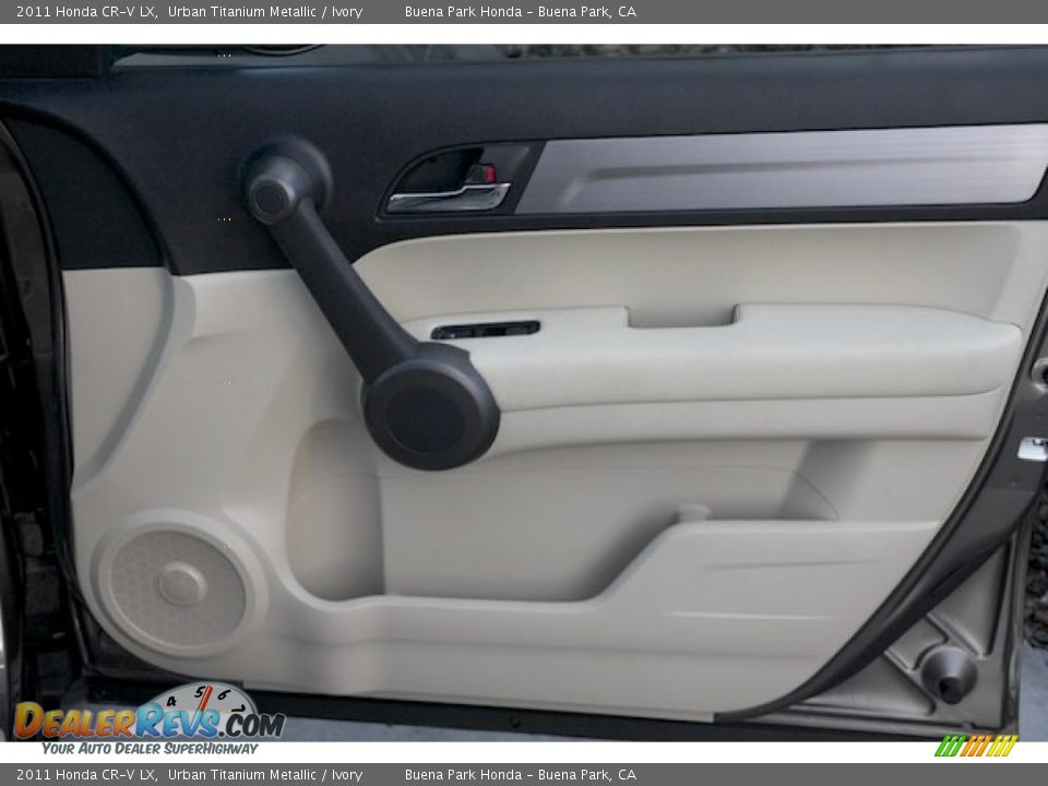 2011 Honda CR-V LX Urban Titanium Metallic / Ivory Photo #27