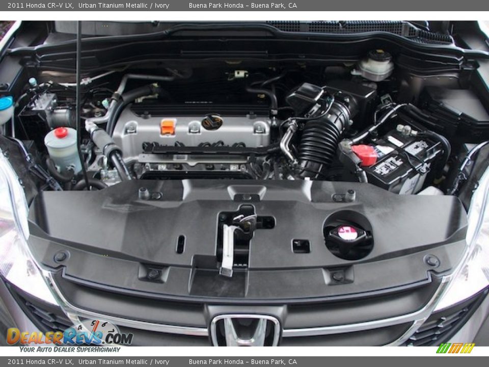 2011 Honda CR-V LX Urban Titanium Metallic / Ivory Photo #28