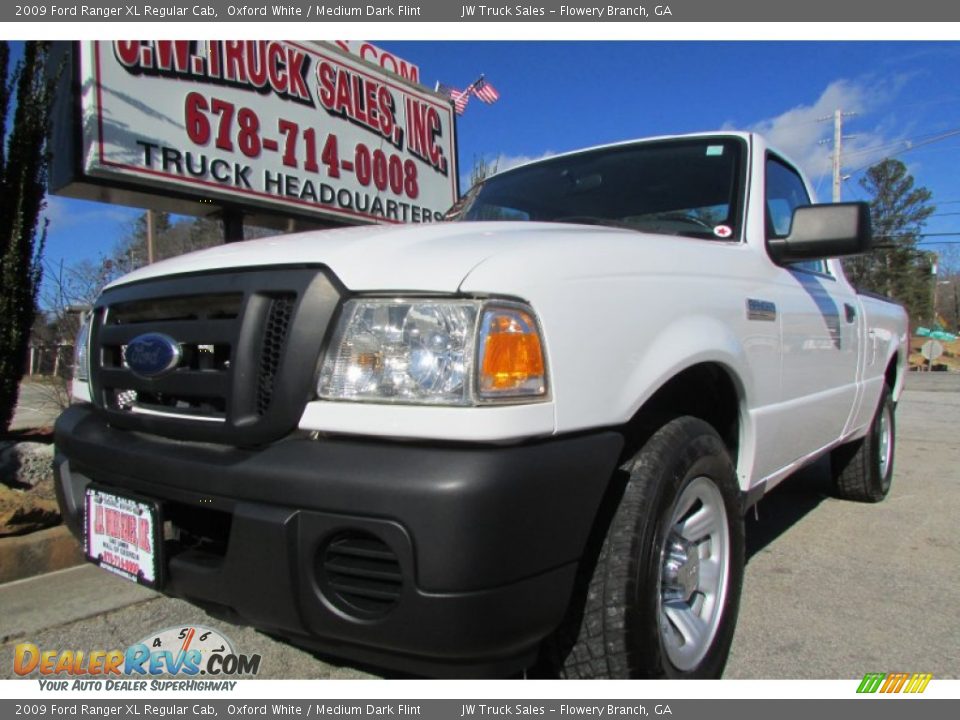 2009 Ford Ranger XL Regular Cab Oxford White / Medium Dark Flint Photo #1