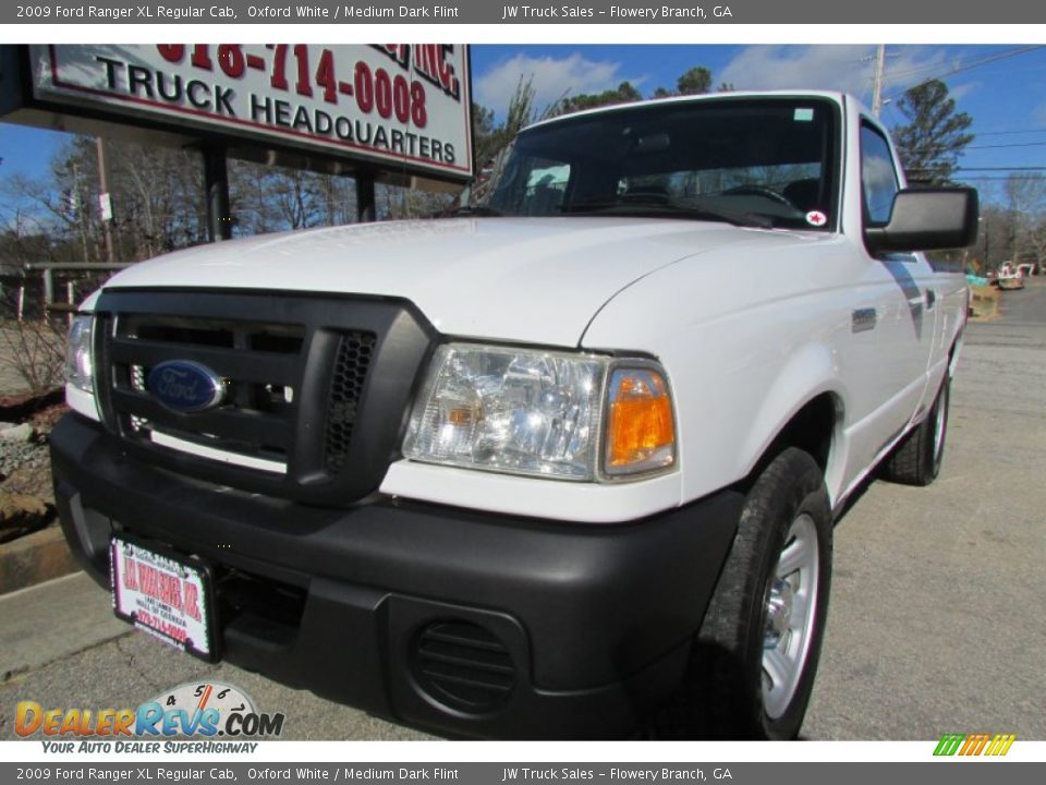2009 Ford Ranger XL Regular Cab Oxford White / Medium Dark Flint Photo #2