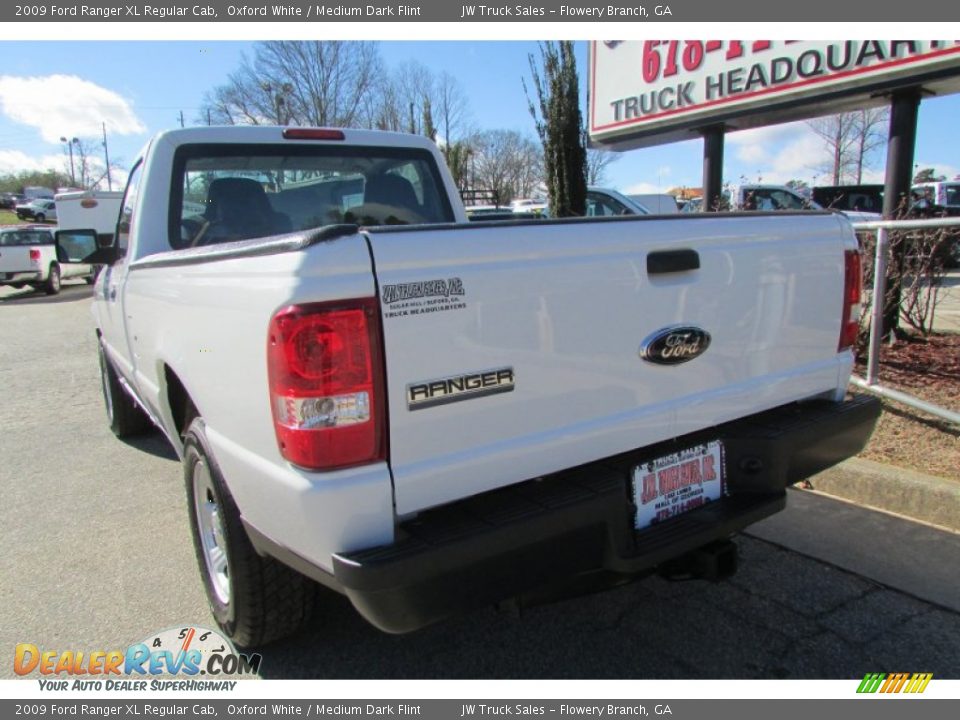 2009 Ford Ranger XL Regular Cab Oxford White / Medium Dark Flint Photo #6