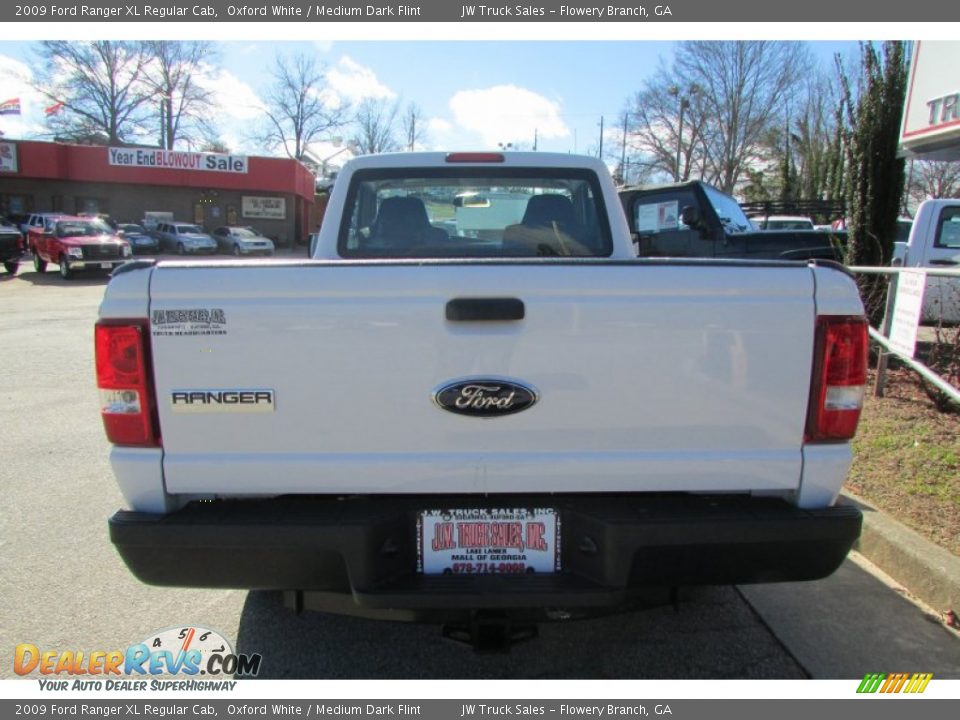 2009 Ford Ranger XL Regular Cab Oxford White / Medium Dark Flint Photo #7
