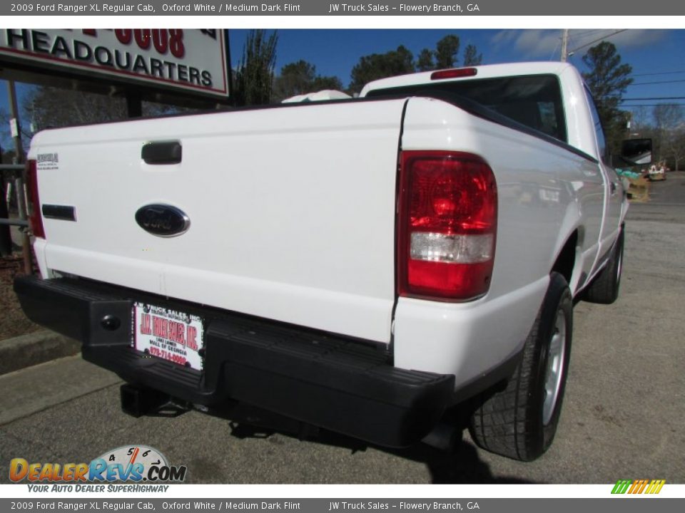 2009 Ford Ranger XL Regular Cab Oxford White / Medium Dark Flint Photo #8