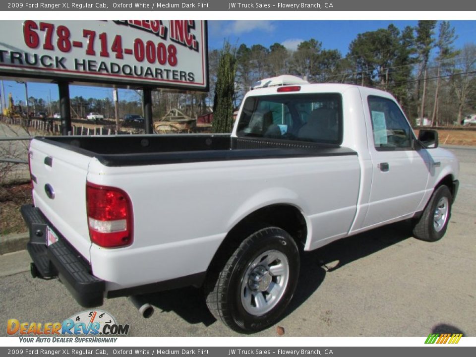2009 Ford Ranger XL Regular Cab Oxford White / Medium Dark Flint Photo #9