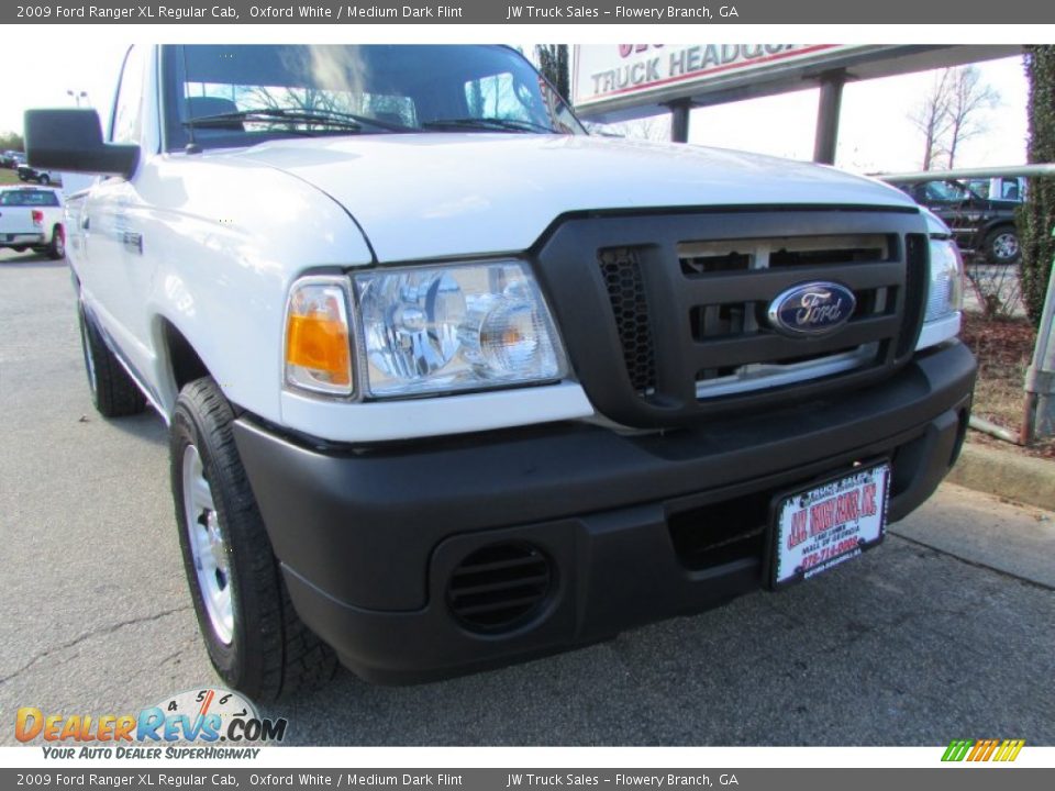 2009 Ford Ranger XL Regular Cab Oxford White / Medium Dark Flint Photo #12