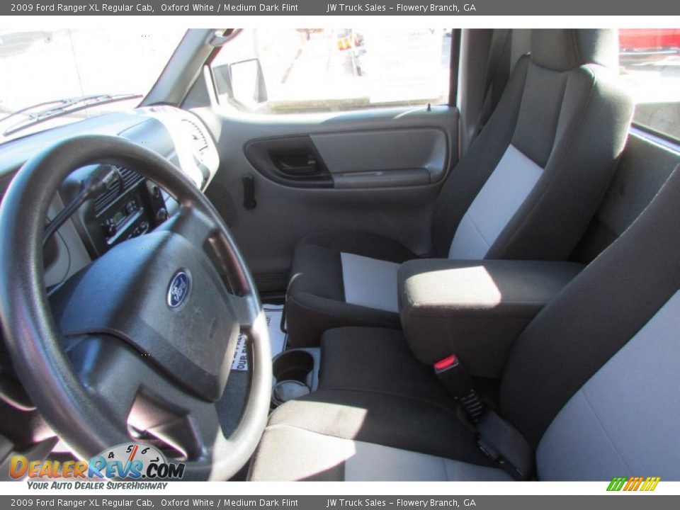 2009 Ford Ranger XL Regular Cab Oxford White / Medium Dark Flint Photo #16