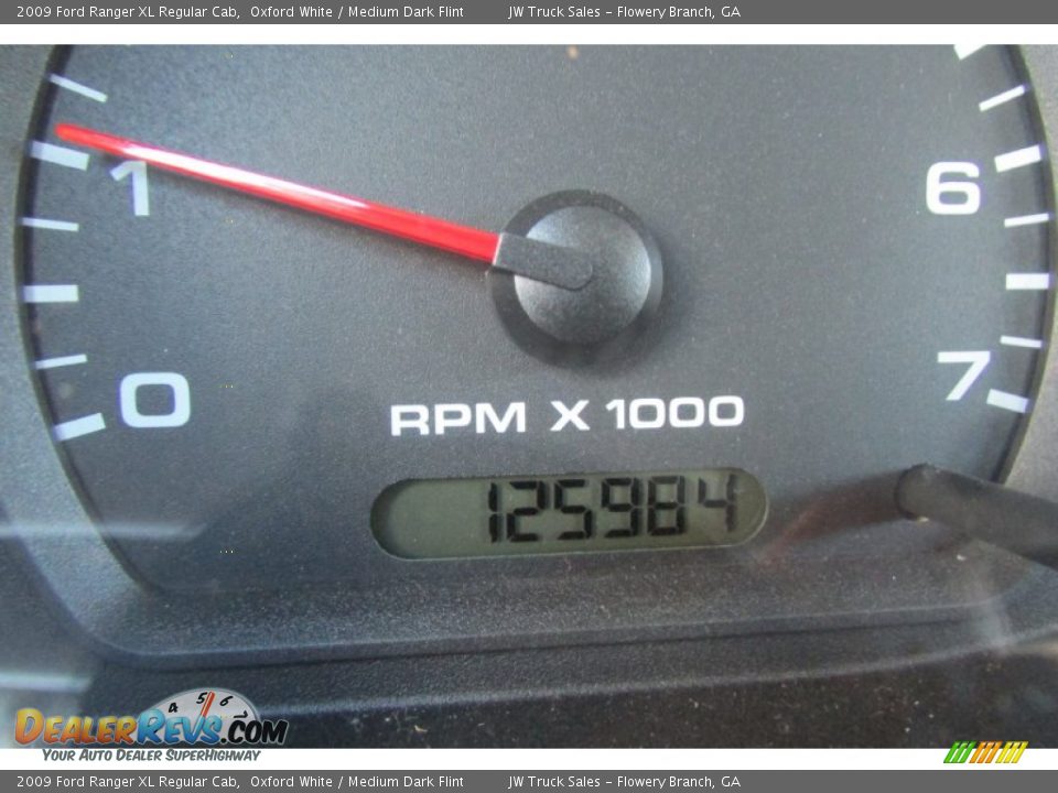2009 Ford Ranger XL Regular Cab Oxford White / Medium Dark Flint Photo #22