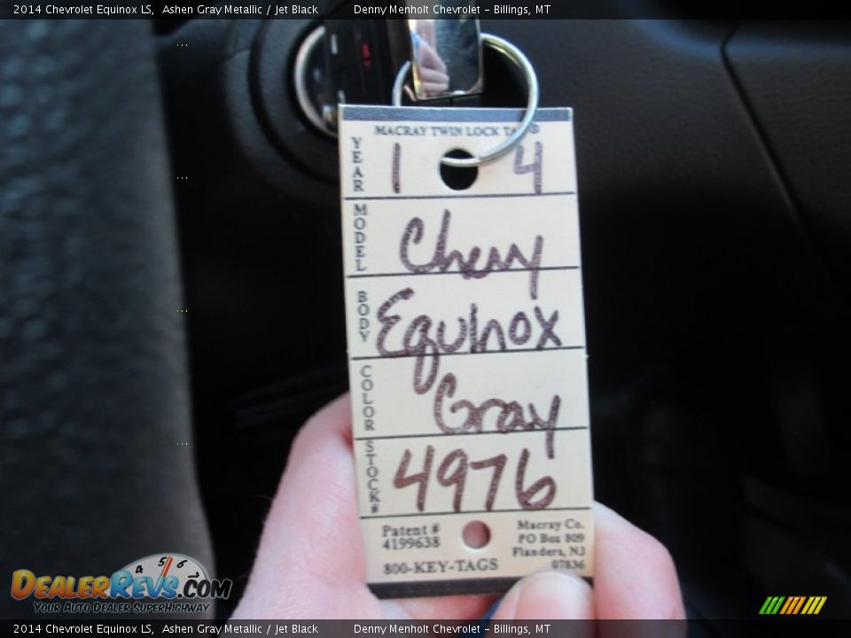 2014 Chevrolet Equinox LS Ashen Gray Metallic / Jet Black Photo #10