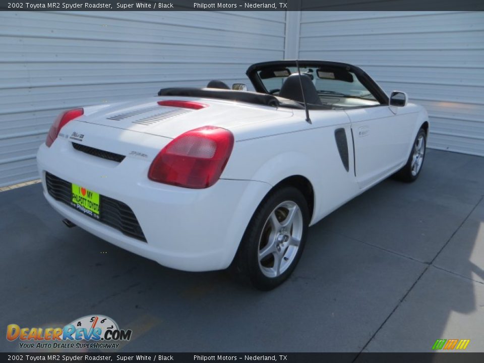 2002 Toyota MR2 Spyder Roadster Super White / Black Photo #4