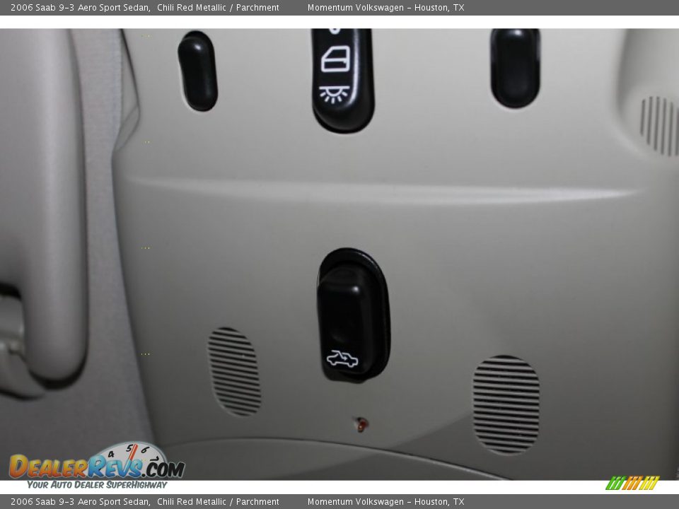 2006 Saab 9-3 Aero Sport Sedan Chili Red Metallic / Parchment Photo #16