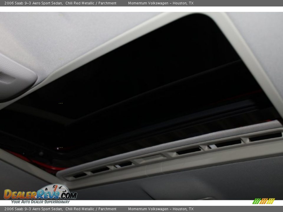 2006 Saab 9-3 Aero Sport Sedan Chili Red Metallic / Parchment Photo #17