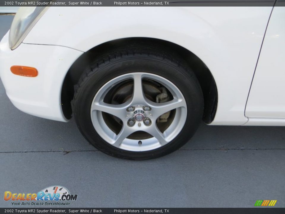 2002 Toyota MR2 Spyder Roadster Super White / Black Photo #12