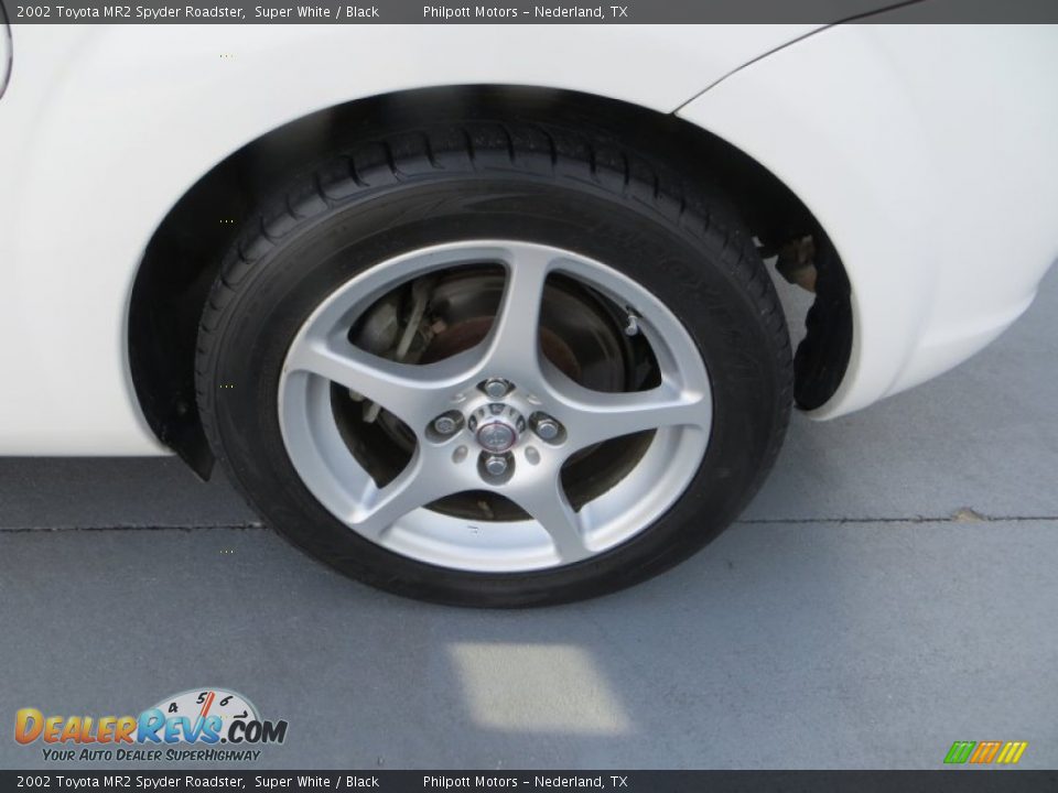2002 Toyota MR2 Spyder Roadster Super White / Black Photo #13