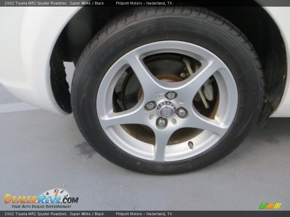 2002 Toyota MR2 Spyder Roadster Super White / Black Photo #14