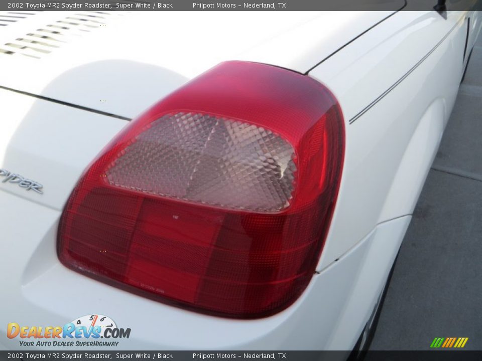 2002 Toyota MR2 Spyder Roadster Super White / Black Photo #16