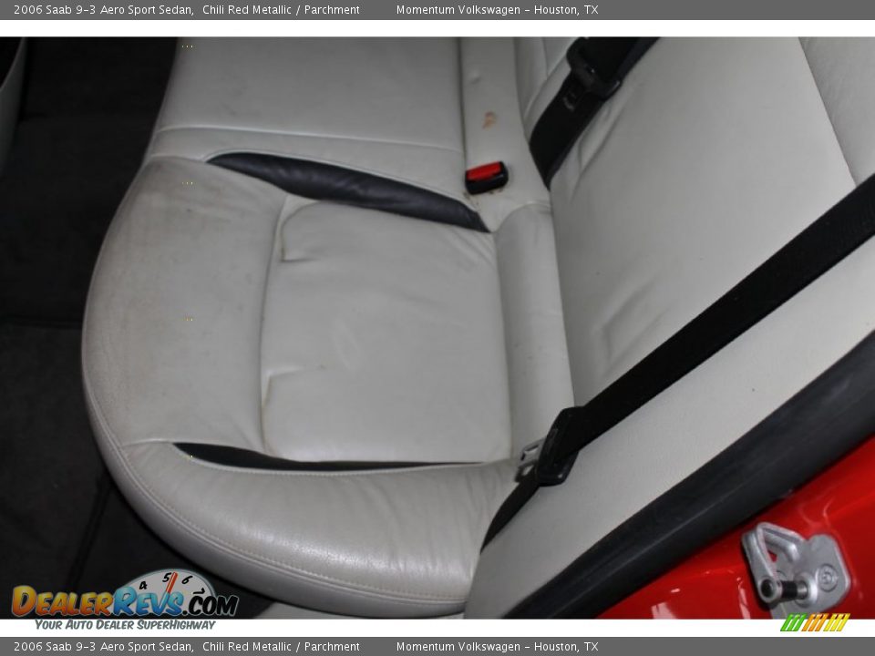 2006 Saab 9-3 Aero Sport Sedan Chili Red Metallic / Parchment Photo #23