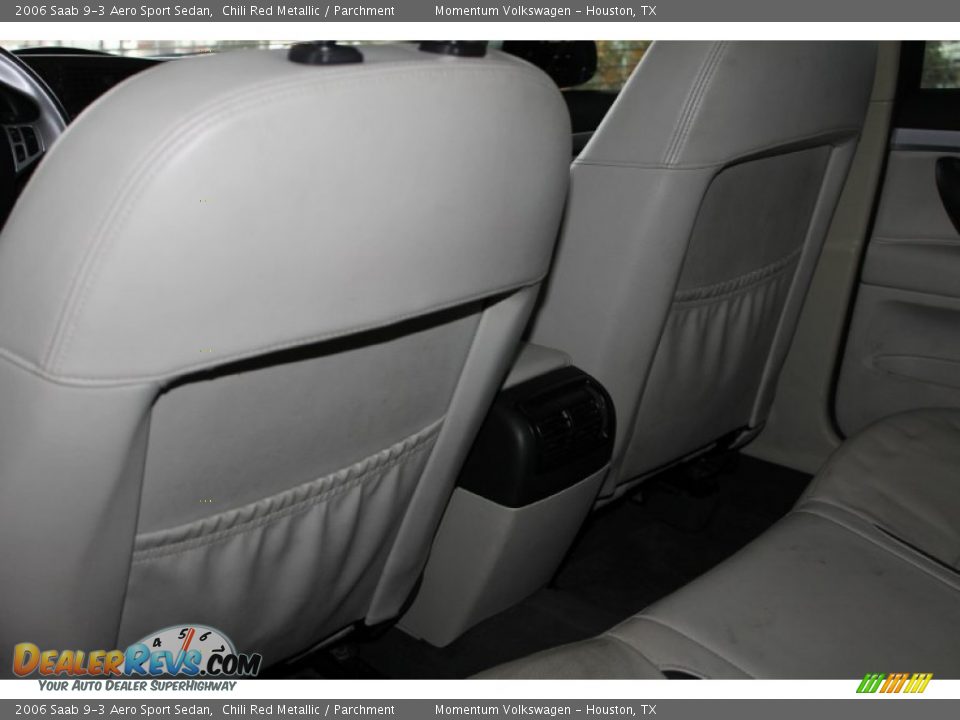 2006 Saab 9-3 Aero Sport Sedan Chili Red Metallic / Parchment Photo #24