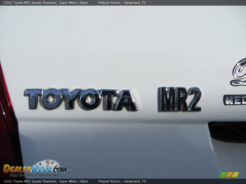 2002 Toyota MR2 Spyder Roadster Super White / Black Photo #19