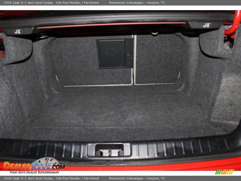 2006 Saab 9-3 Aero Sport Sedan Chili Red Metallic / Parchment Photo #26