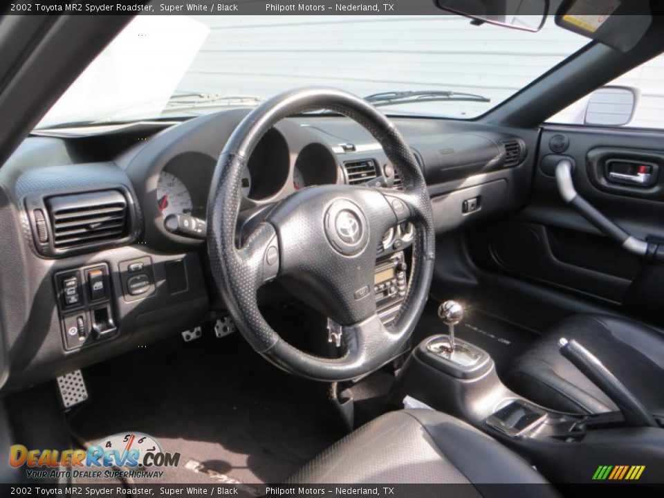 2002 Toyota MR2 Spyder Roadster Super White / Black Photo #25