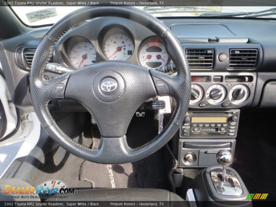 2002 Toyota MR2 Spyder Roadster Super White / Black Photo #27