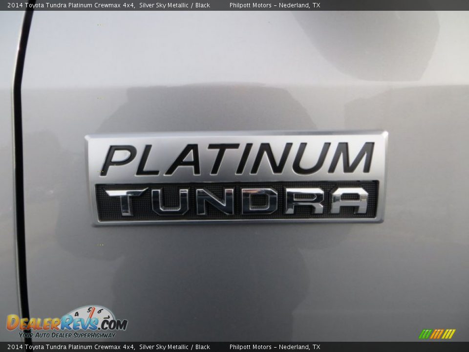 2014 Toyota Tundra Platinum Crewmax 4x4 Silver Sky Metallic / Black Photo #15