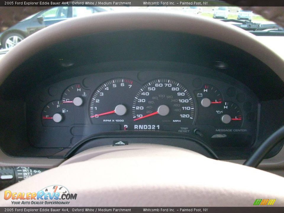 2005 Ford Explorer Eddie Bauer 4x4 Oxford White / Medium Parchment Photo #22