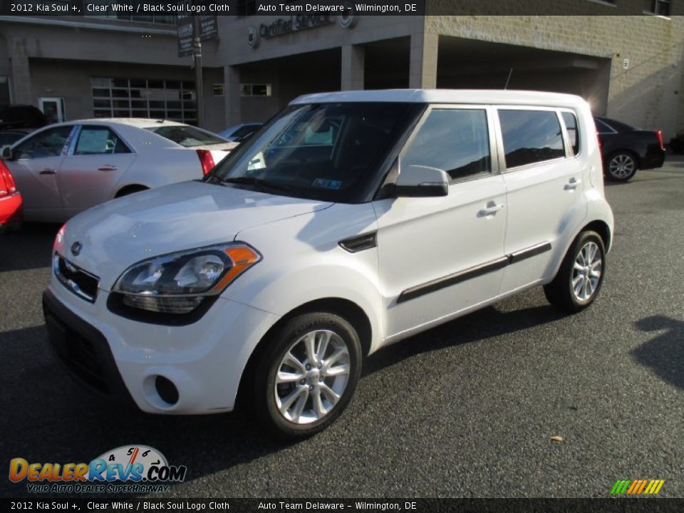 2012 Kia Soul + Clear White / Black Soul Logo Cloth Photo #2