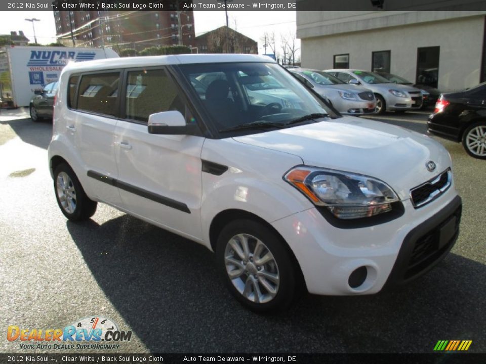 2012 Kia Soul + Clear White / Black Soul Logo Cloth Photo #4