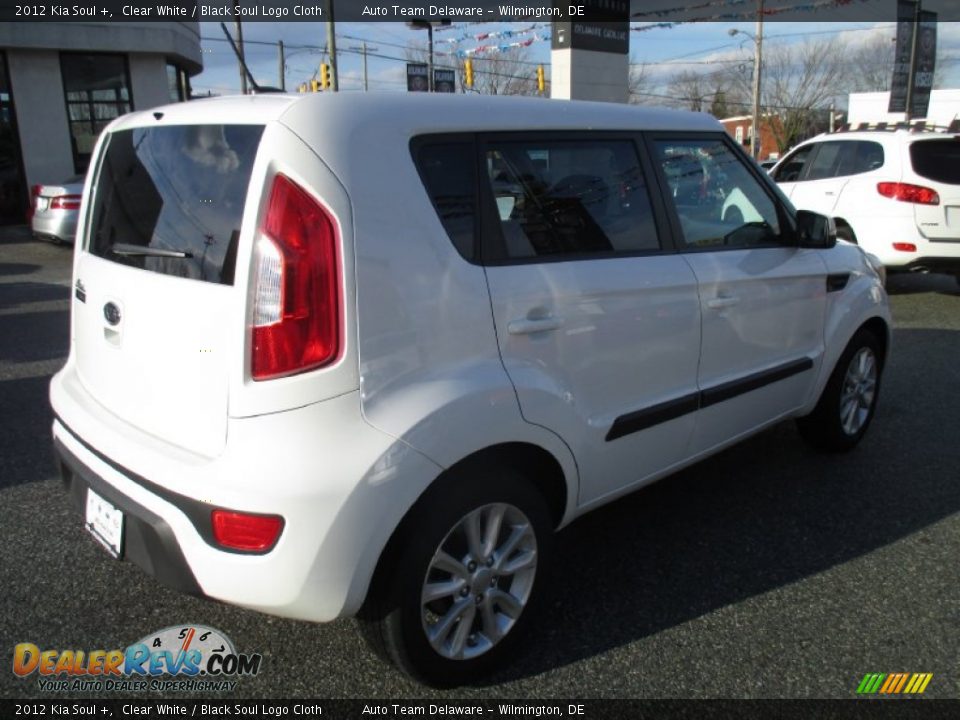 2012 Kia Soul + Clear White / Black Soul Logo Cloth Photo #6
