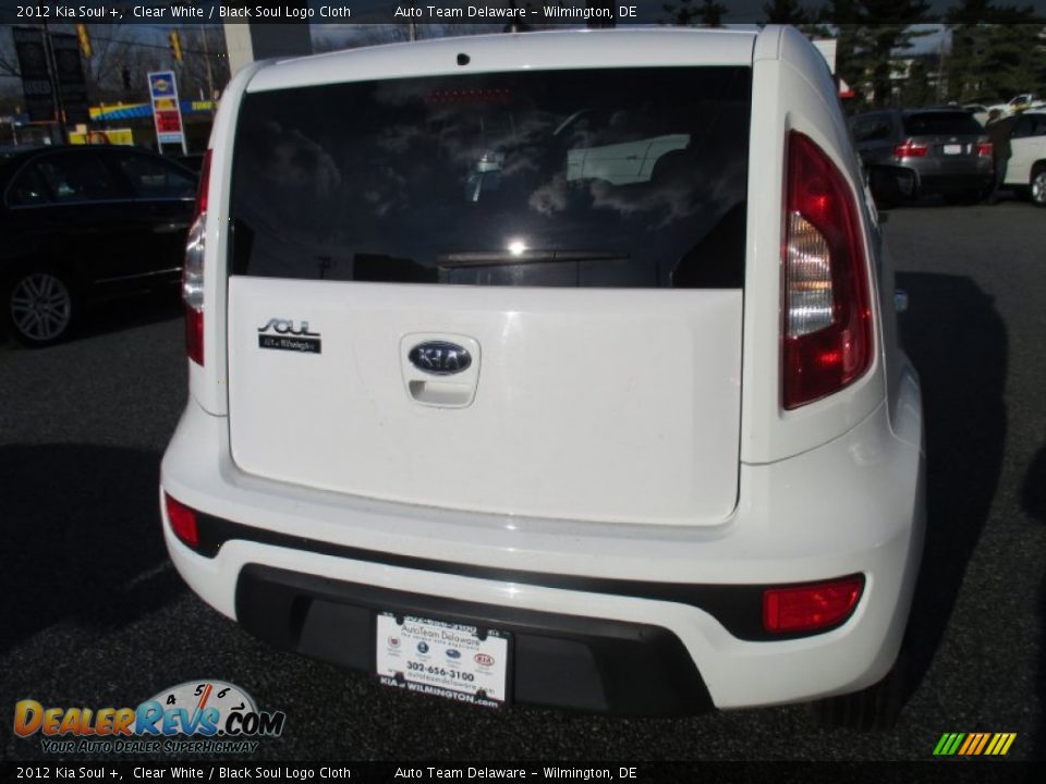2012 Kia Soul + Clear White / Black Soul Logo Cloth Photo #7