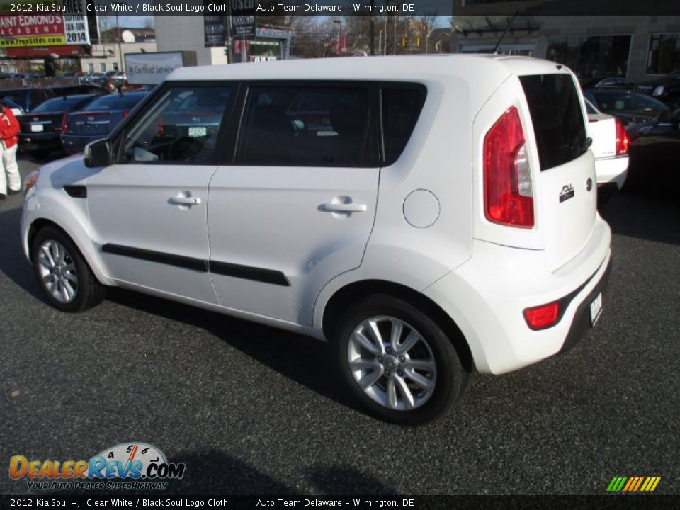 2012 Kia Soul + Clear White / Black Soul Logo Cloth Photo #8
