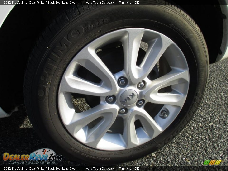 2012 Kia Soul + Clear White / Black Soul Logo Cloth Photo #10