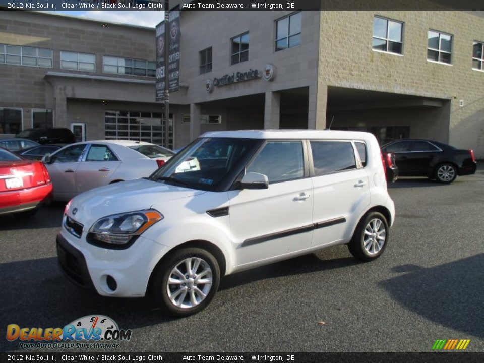 2012 Kia Soul + Clear White / Black Soul Logo Cloth Photo #36