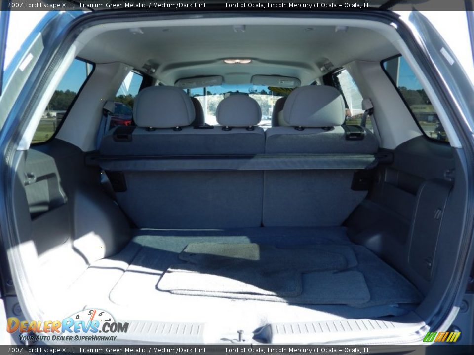 2007 Ford Escape XLT Titanium Green Metallic / Medium/Dark Flint Photo #9