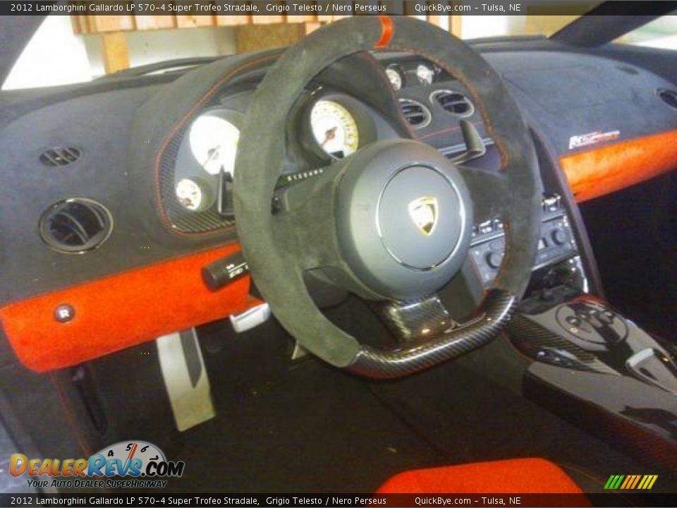 Dashboard of 2012 Lamborghini Gallardo LP 570-4 Super Trofeo Stradale Photo #6