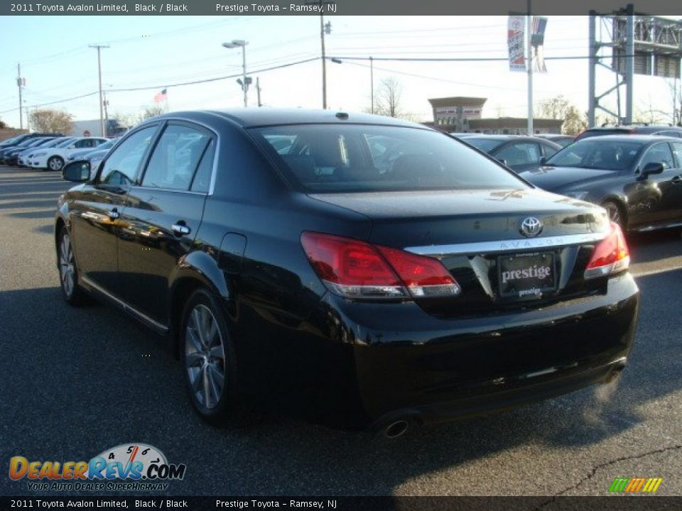 2011 Toyota Avalon Limited Black / Black Photo #4