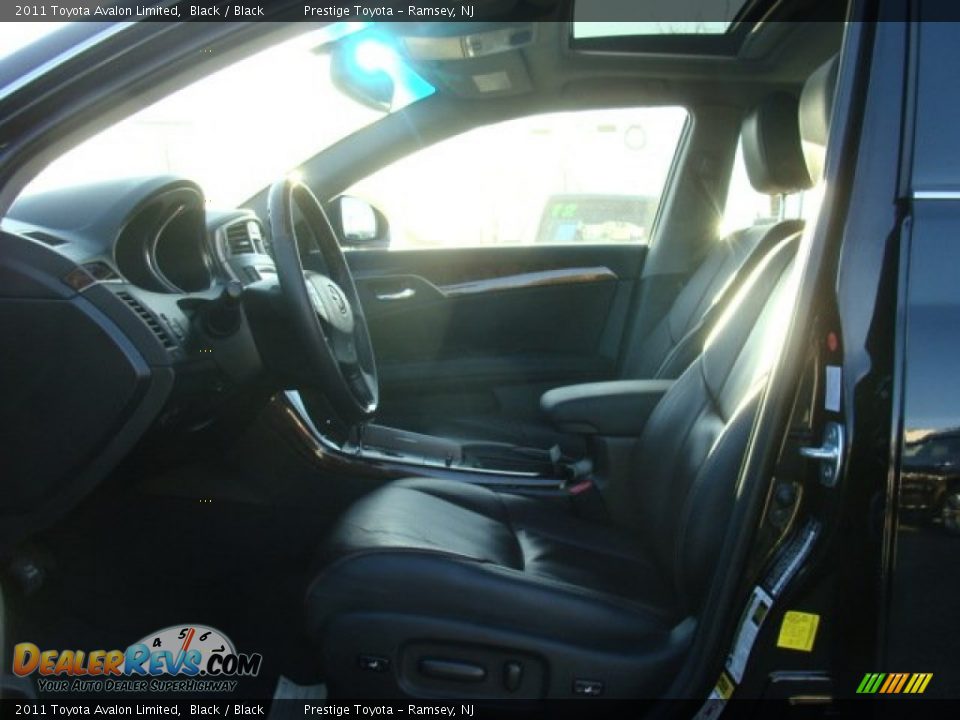 2011 Toyota Avalon Limited Black / Black Photo #7