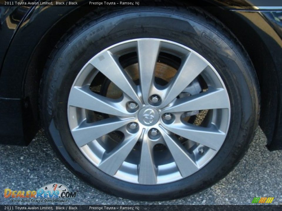 2011 Toyota Avalon Limited Black / Black Photo #14